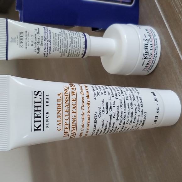 New never used Kiehl's bundle Ultra Facial cream, Midnight recovery concentrate - Picture 2 of 3